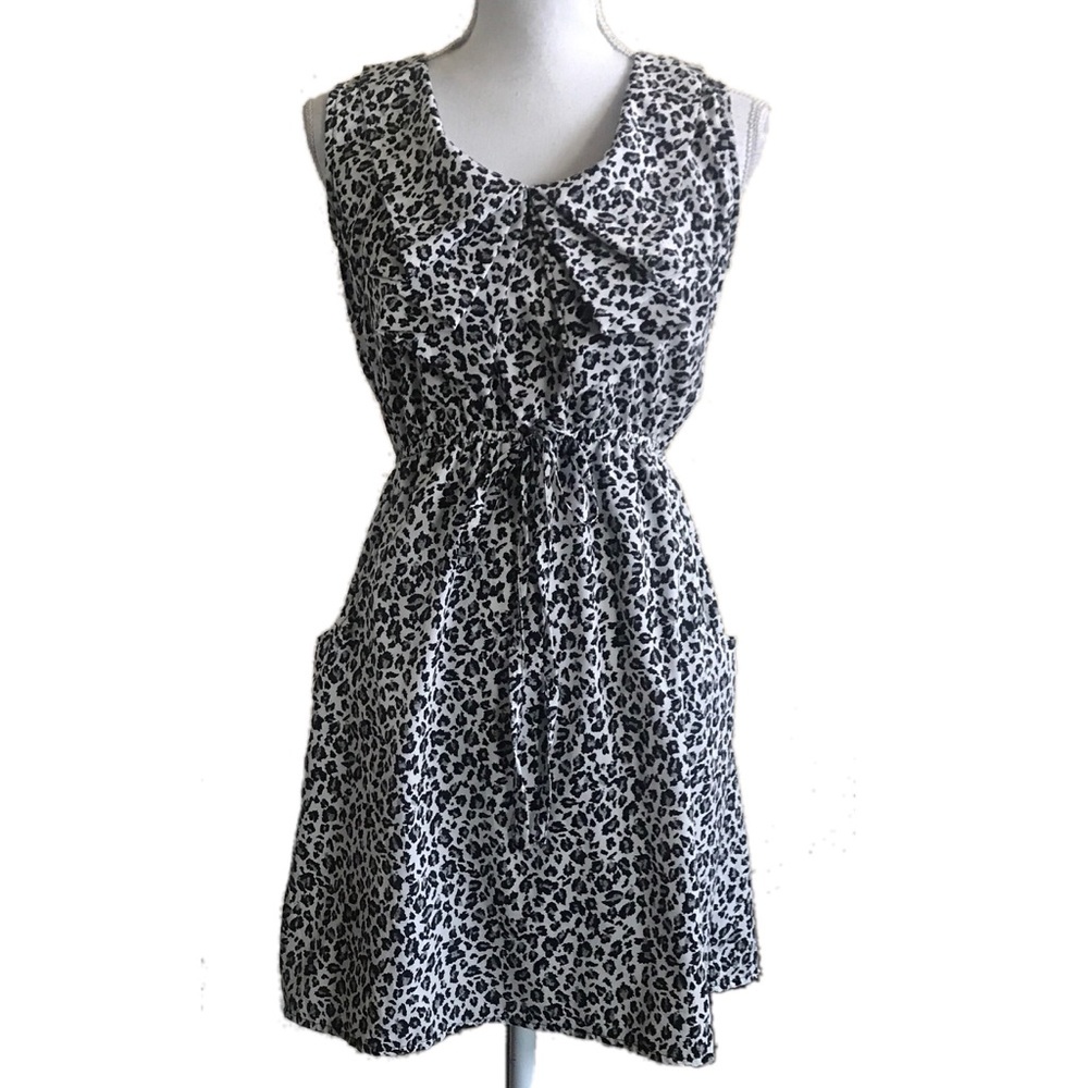 SPEED CONTROL | Silky Leopard Print Dress